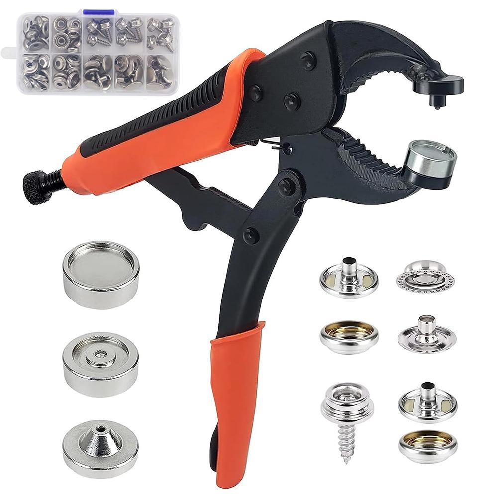Snap Button Plier - كماشة تثبيت الأزرار المعدنية من الفولاذ