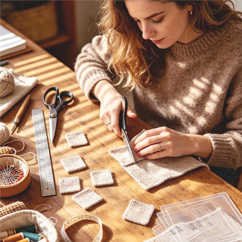 Quilting Ruler Square - 8 قطع من مساطر الخياطة المربعة
