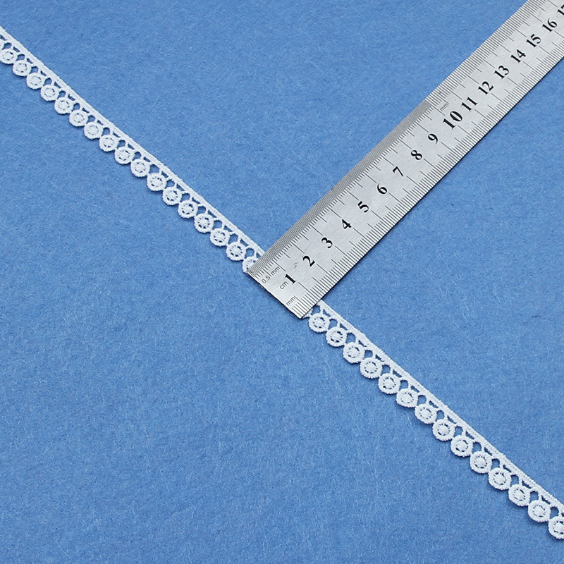 شريط دانتيل أبيض بطول 50 ياردة - مراجعة Sewing Eyelet Fabric وسعره