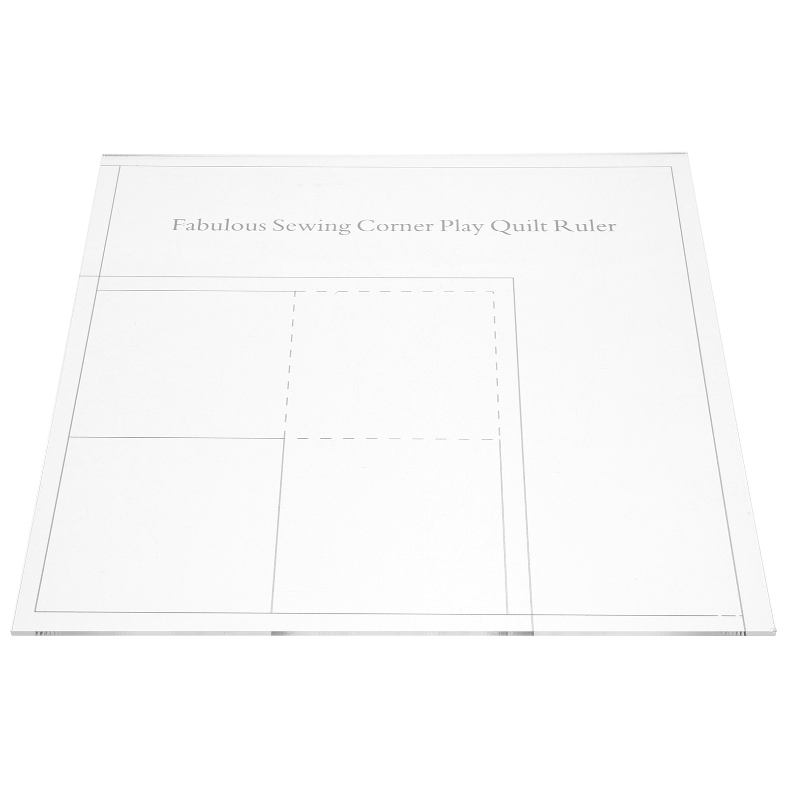 مسطرة خياطة مربعة شفافة من الأ - مراجعة Quilting Ruler Square وسعره