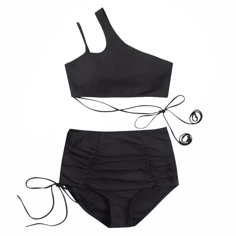 طقم بيكيني كوري مثير بكتف واحد - مراجعة Shoulder Pad Set In وسعره