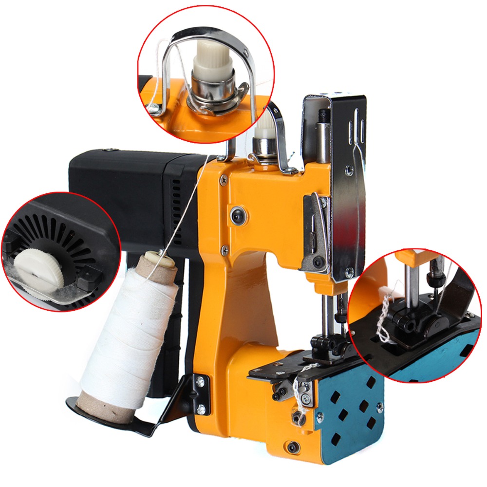 آلة خياطة كهربائية لإغلاق الأك - مراجعة Industrial Textile Sewing Machine وسعره