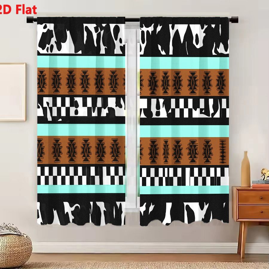 قطعتان من الستائر بنمط هندسي ت - مراجعة Century Textile & Sewing Supply Photos وسعره