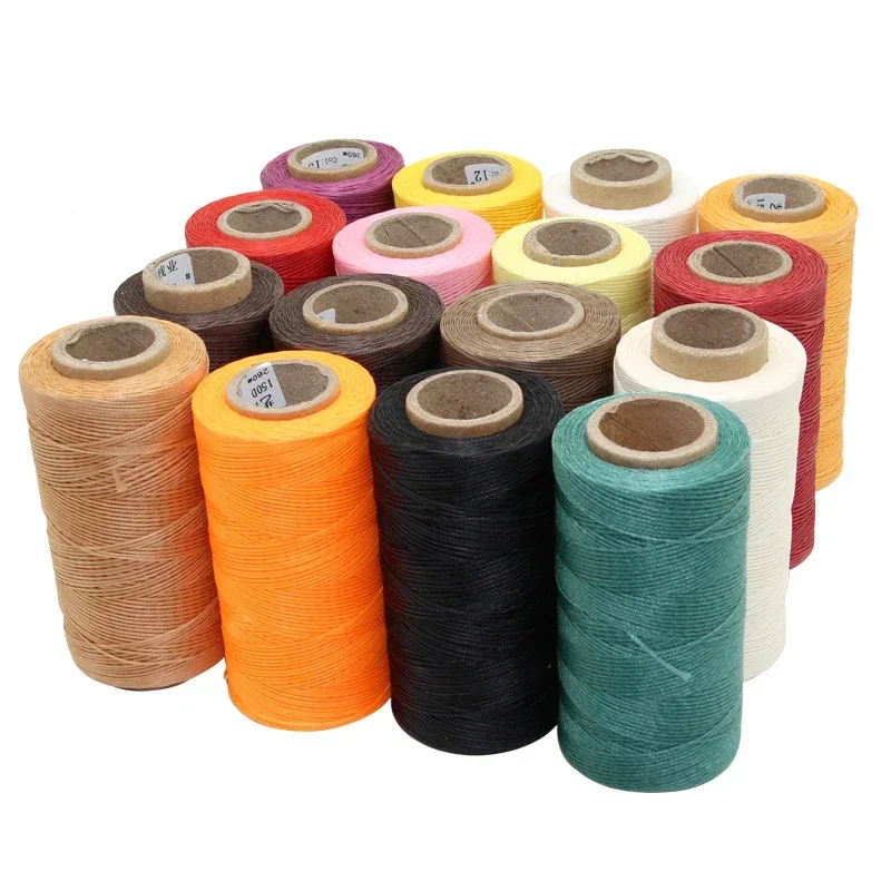 260 متر مشمع الموضوع الشمع سلس - مراجعة Sewing Thread Production وسعره