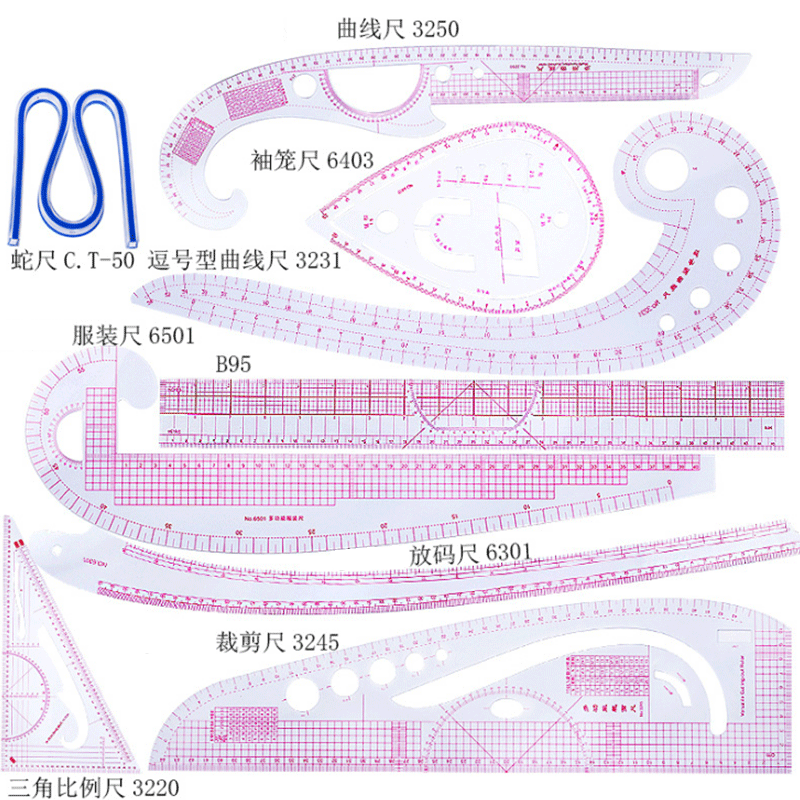 5/6/9 قطعة مجموعة خياط قياس حا - مراجعة Quilting Ruler Square وسعره