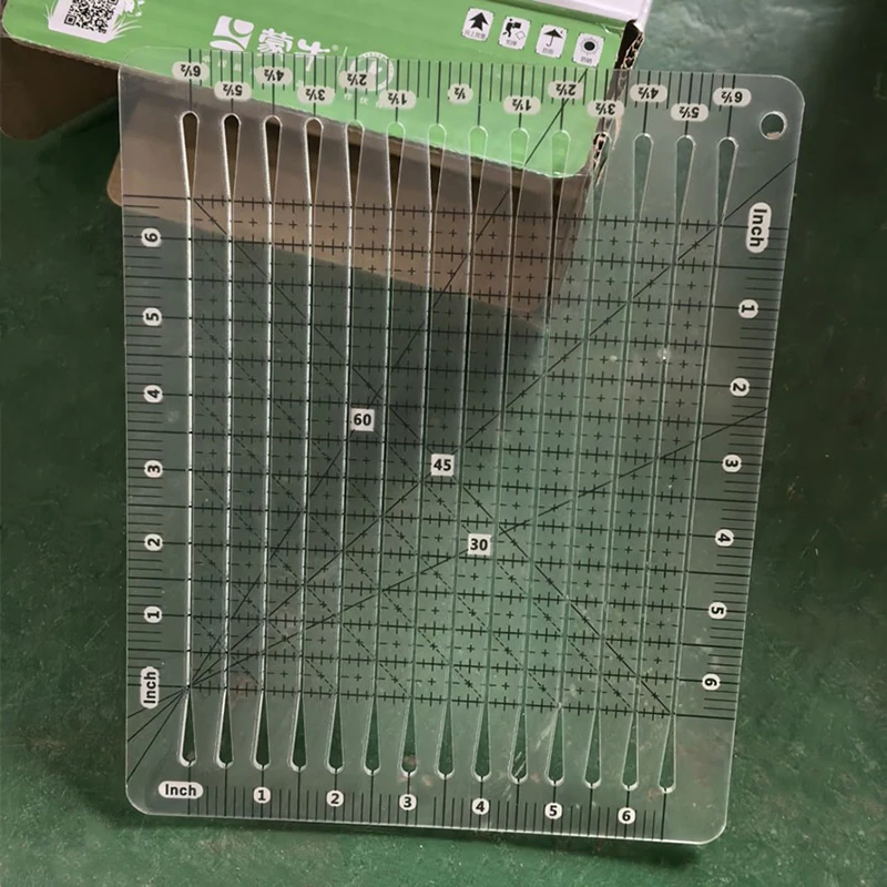 5 في 1 مسطرة قطع اللحاف من الأ - مراجعة Quilting Ruler Square وسعره