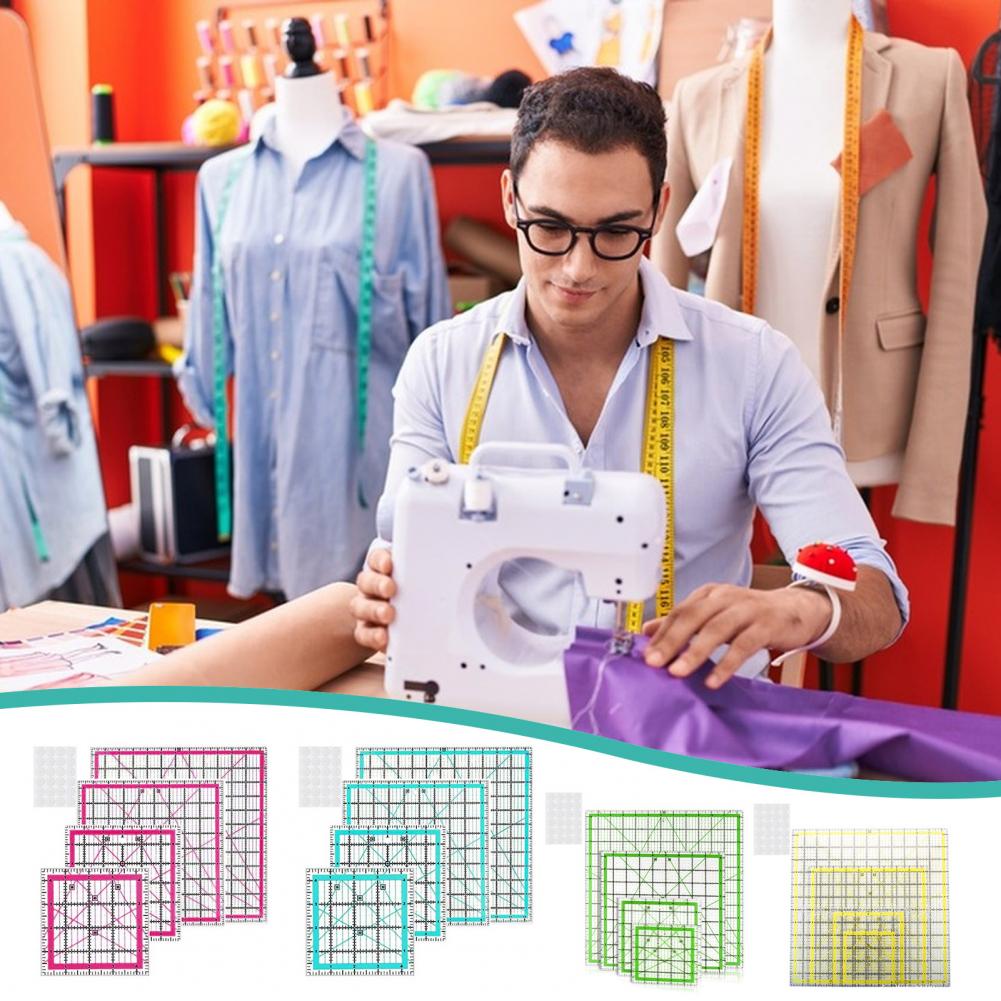 4 قطعة مسطرة خياطة اللحف الأكر - مراجعة Quilting Ruler Square وسعره