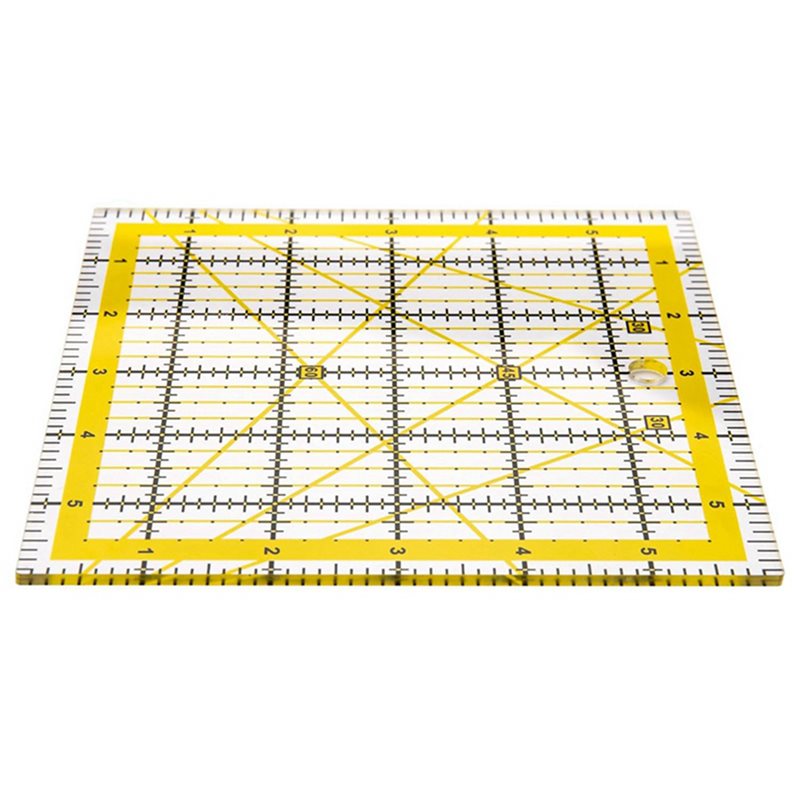 مجموعة من 10 قطع من مساطر الأك - مراجعة Quilting Ruler Square وسعره