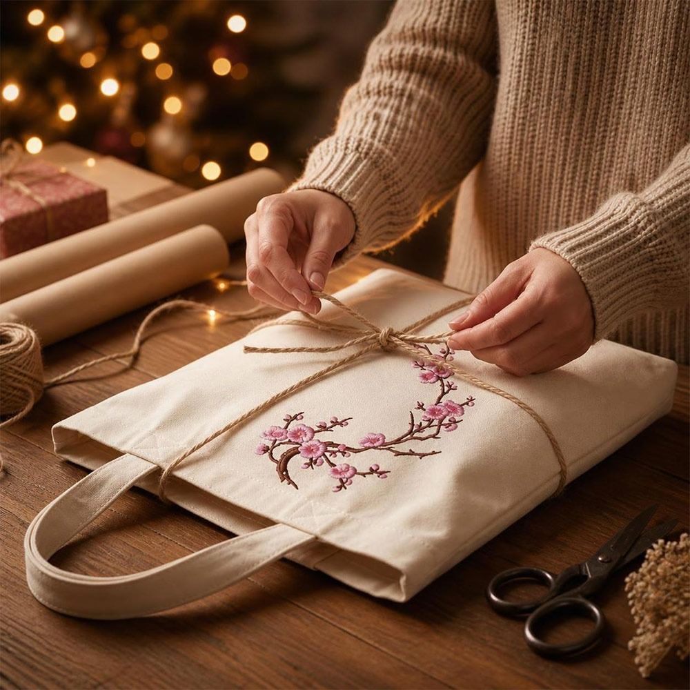 رقع زهرة الكرز القابلة للصق با - مراجعة Sewing In Textile وسعره