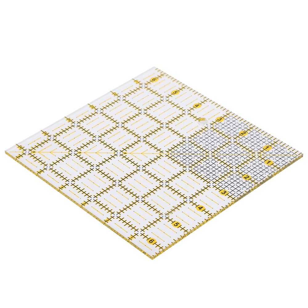 مسطرة تطريز مربعة متينة مقاس 6 - مراجعة Quilting Ruler Square وسعره