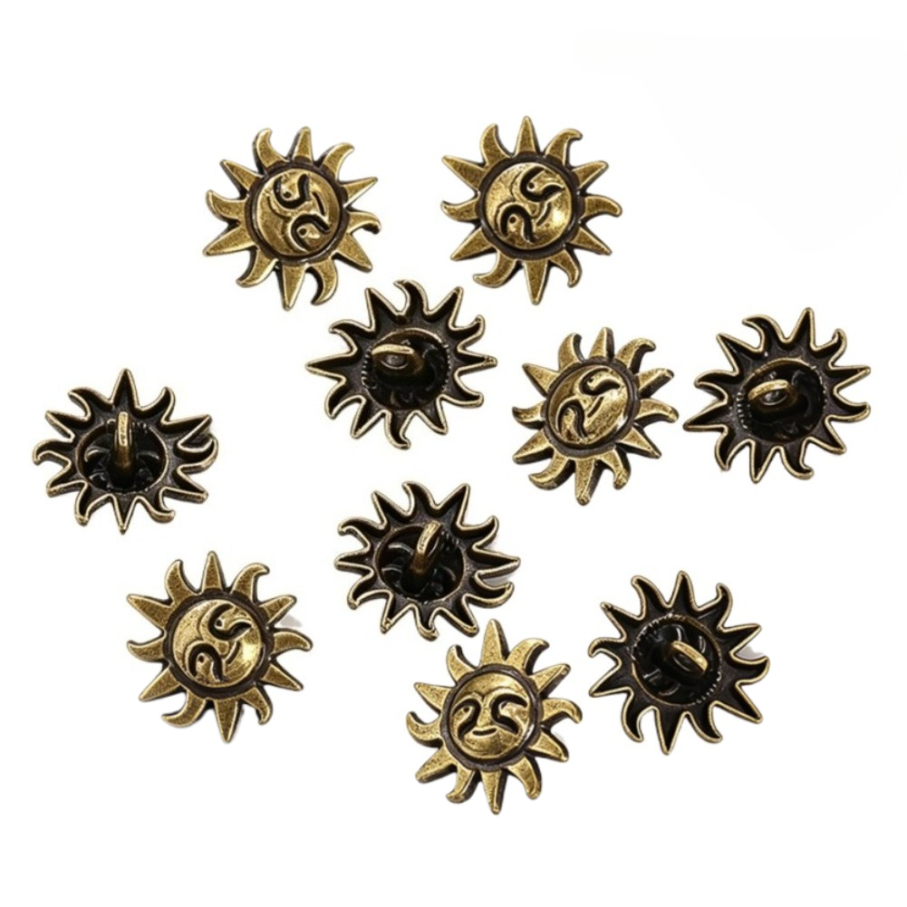 10 قطع أزرار معدنية بتصميم وجه - مراجعة Button Hole Cutter وسعره