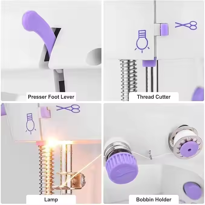 ماكينات خياطة منزلية كهربائية  - مراجعة Industrial Textile Sewing Machine وسعره